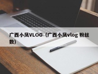 广西小凤VLOG（广西小凤vlog 粉丝数）