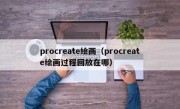 procreate绘画（procreate绘画过程回放在哪）