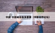 中国-中亚峰会有多重要（中亚合作论坛）