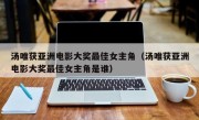 汤唯获亚洲电影大奖最佳女主角（汤唯获亚洲电影大奖最佳女主角是谁）