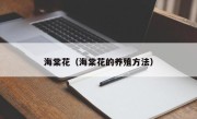 海棠花（海棠花的养殖方法）