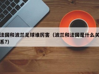 法国和波兰足球谁厉害（波兰和法国是什么关系?）