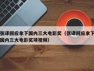 张译回应拿下国内三大电影奖（张译回应拿下国内三大电影奖项视频）