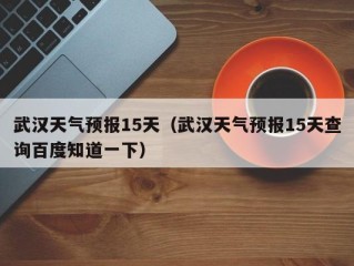 武汉天气预报15天（武汉天气预报15天查询百度知道一下）