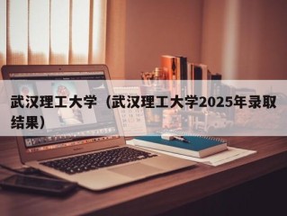 武汉理工大学（武汉理工大学2025年录取结果）