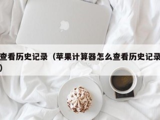 查看历史记录（苹果计算器怎么查看历史记录）