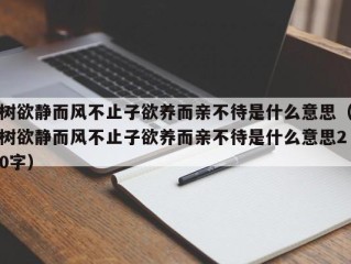 树欲静而风不止子欲养而亲不待是什么意思（树欲静而风不止子欲养而亲不待是什么意思20字）