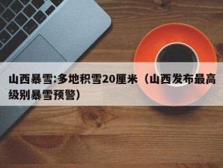 山西暴雪:多地积雪20厘米（山西发布最高级别暴雪预警）