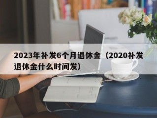 2023年补发6个月退休金（2020补发退休金什么时间发）