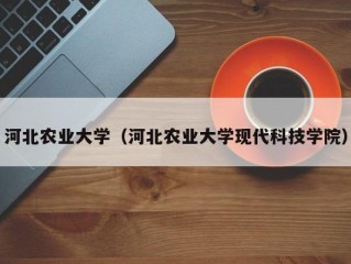 河北农业大学（河北农业大学现代科技学院）