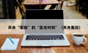 天舟“家族”的“高光时刻”（天舟集团）