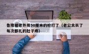 鲁豫被老外用50厘米的枪打了（老公太长了每次都扎的肚子疼）