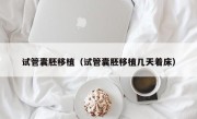 试管囊胚移植（试管囊胚移植几天着床）